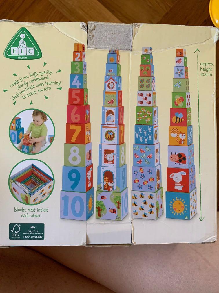 ELC stacking and nesting cubes toy, Hobbies & Toys, Toys & Games on
