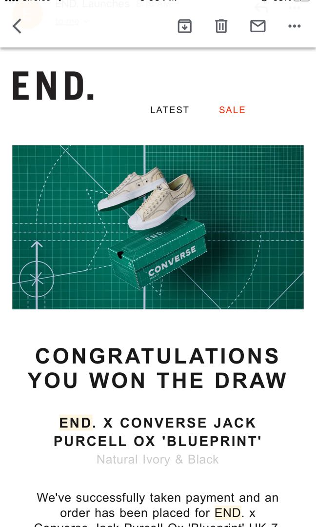 End X Converse Jack Purcell Ox Blueprint Men S Fashion Footwear Sneakers On Carousell