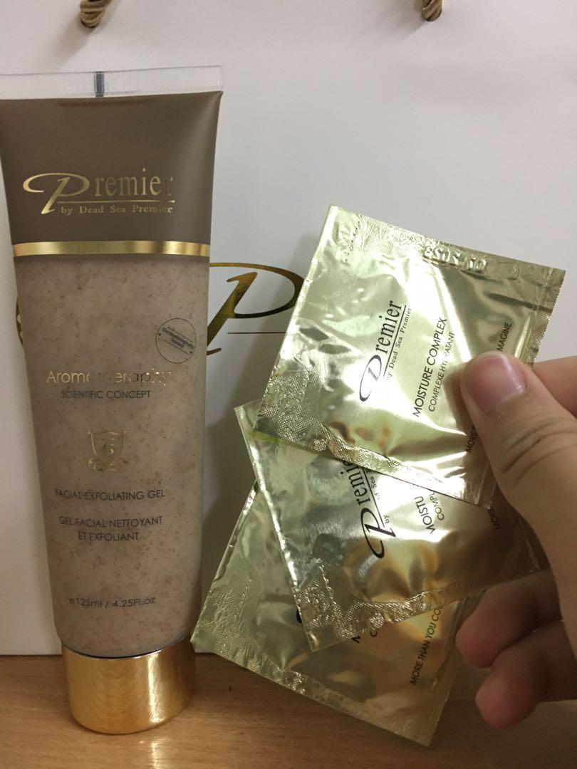 *Free Moisturisers*Dead Sea Premier Facial Exfoliating Gel, Beauty & Personal Care, Face, Face
