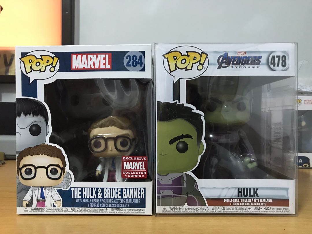 Bruce banner hulk funko top pop