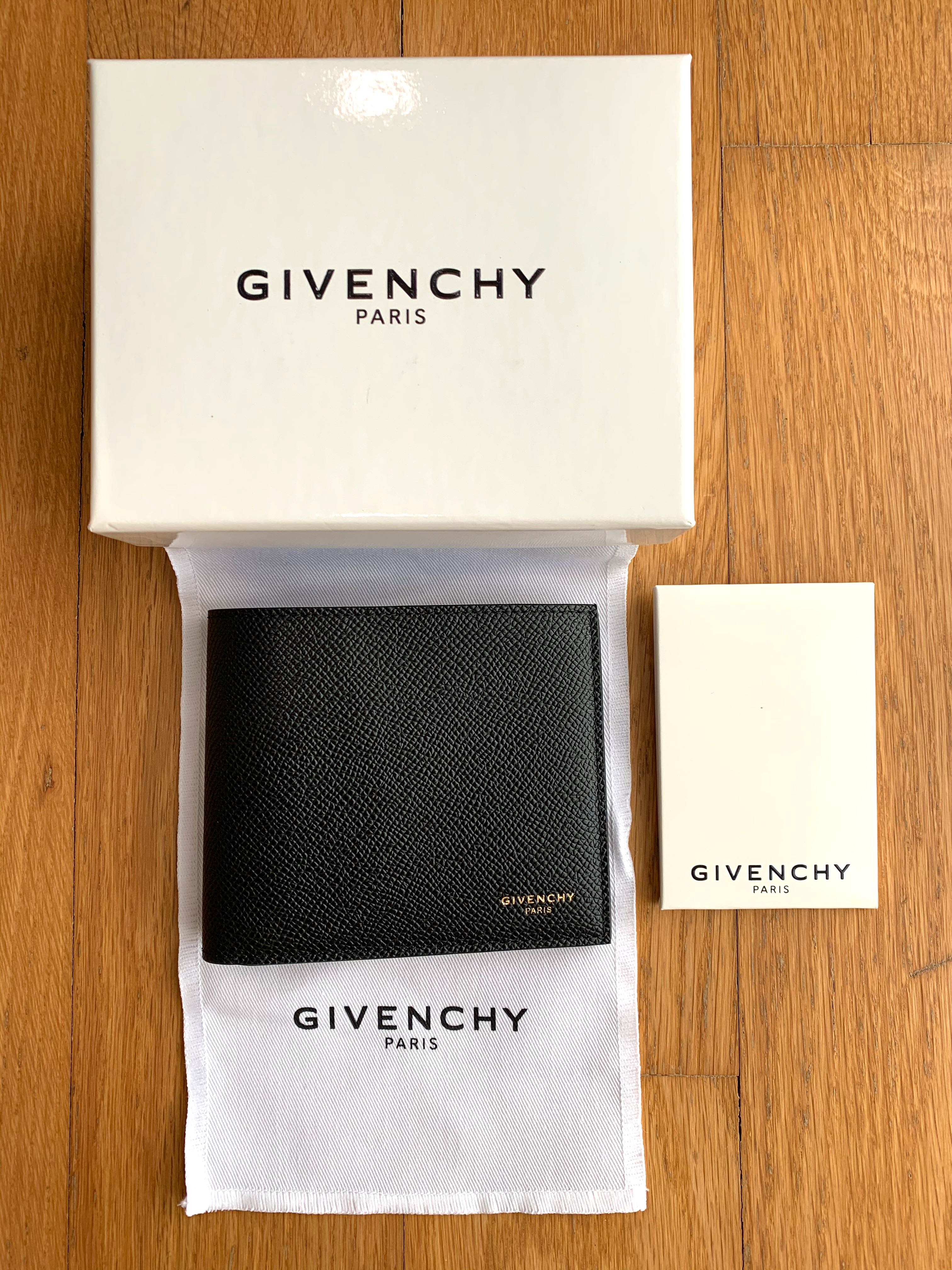 Givenchy Wallet Eros Black Leather Men Bifold, Men's Fashion, Watches &  Accessories, Wallets & Card Holders on Carousell