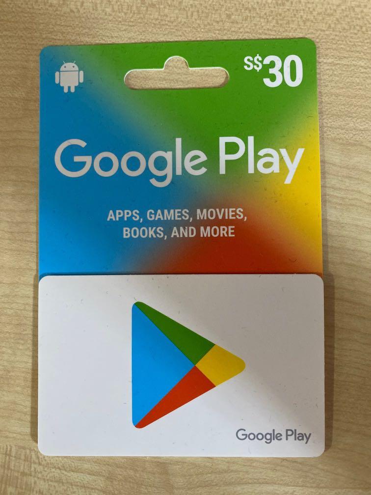 Google Play Card 30 Dollars Everything Else On Carousell