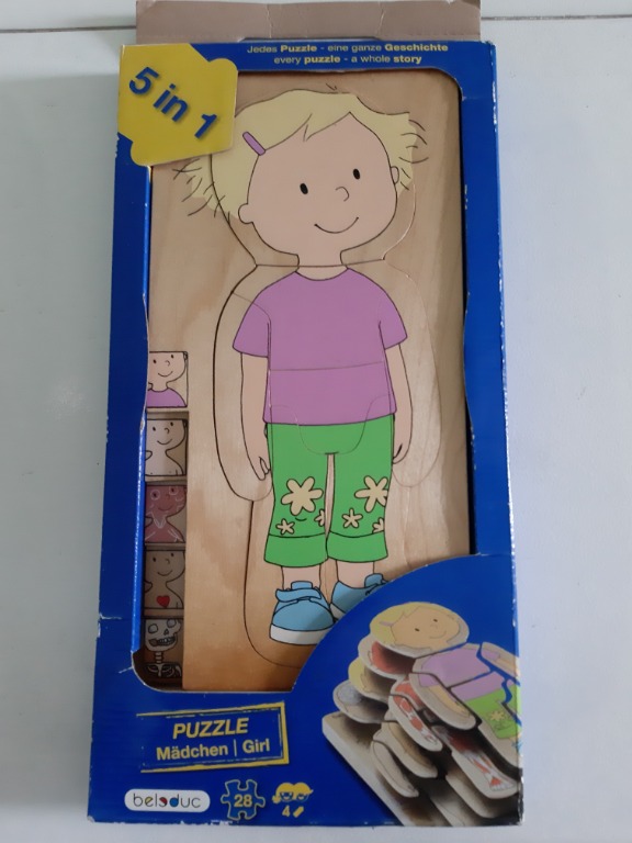 hape body puzzle girl