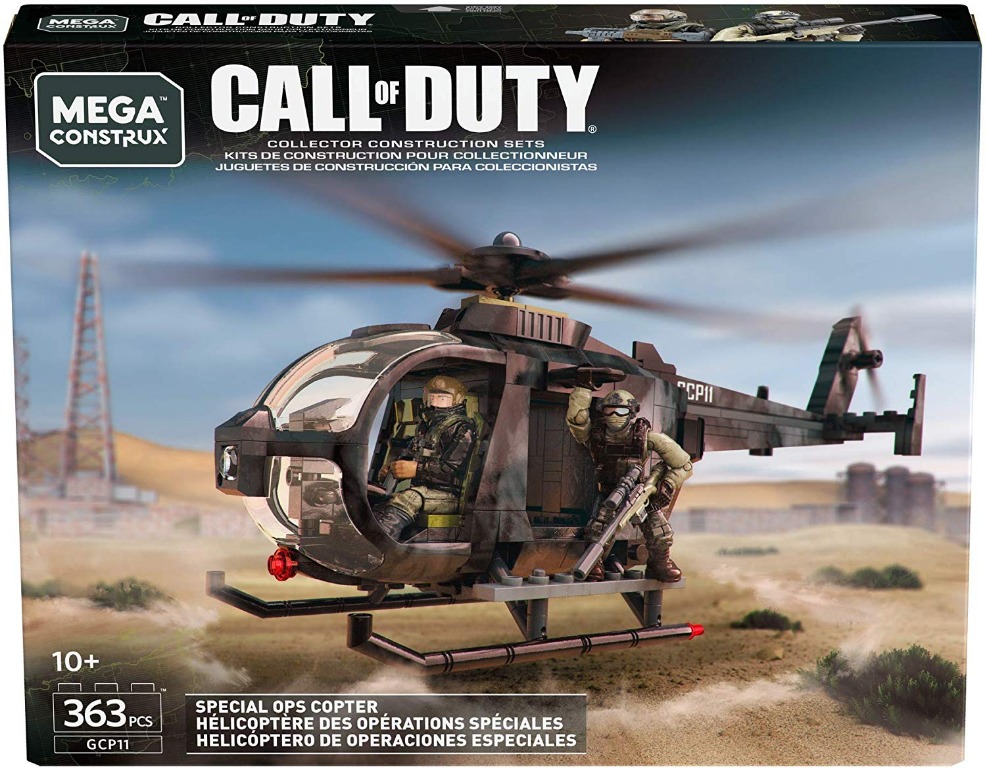 Call of duty top mega construx helicopter