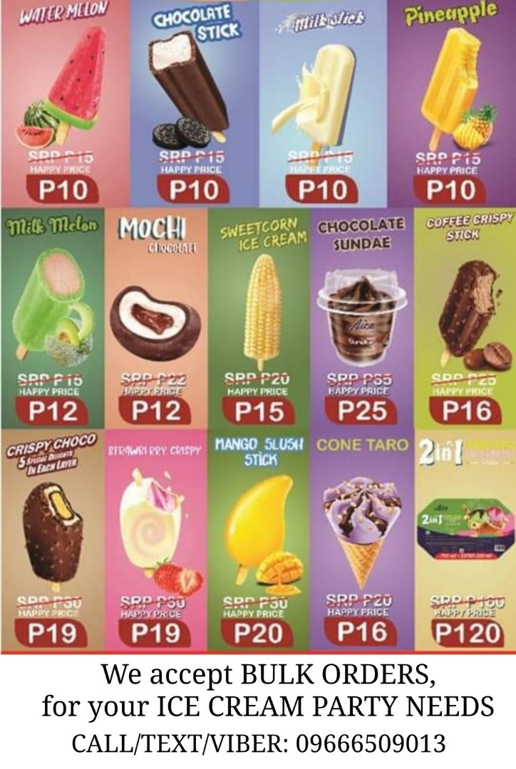 Ice Cream Give away, Food & Drinks, Chilled & Frozen Food on Carousell