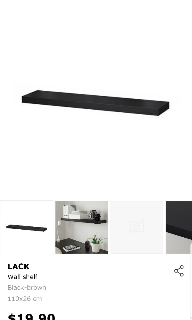 Ikea lack shelves (*2), Furniture & Home Living, Furniture, Shelves