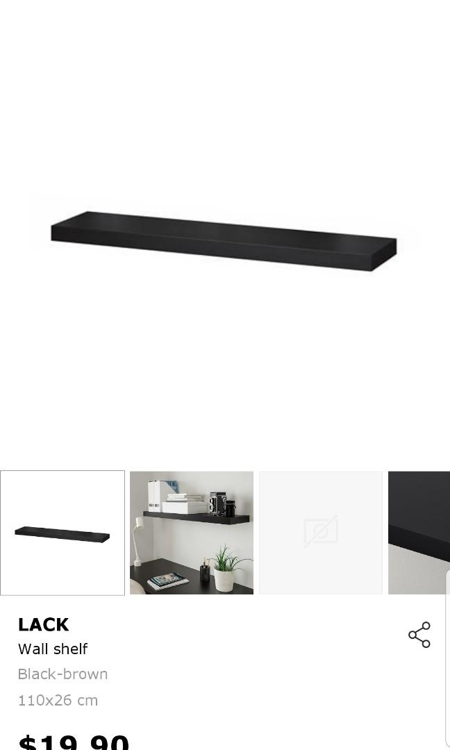 Ikea lack shelves (*2), Furniture & Home Living, Furniture, Shelves