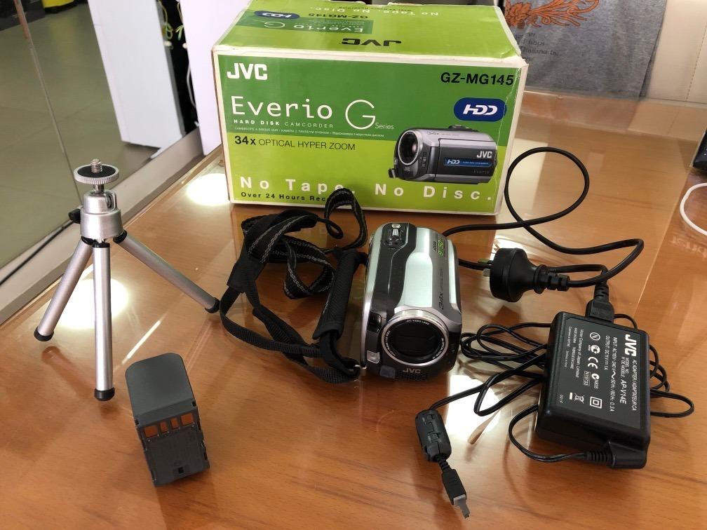 JVC Everio GZMG145 G Series 34x optical zoom Hard Disk Camcorder