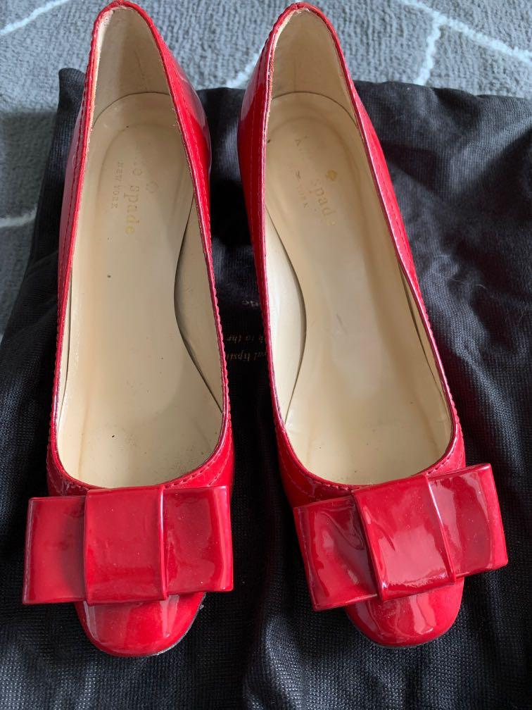 Kate spade red pumps Clearance