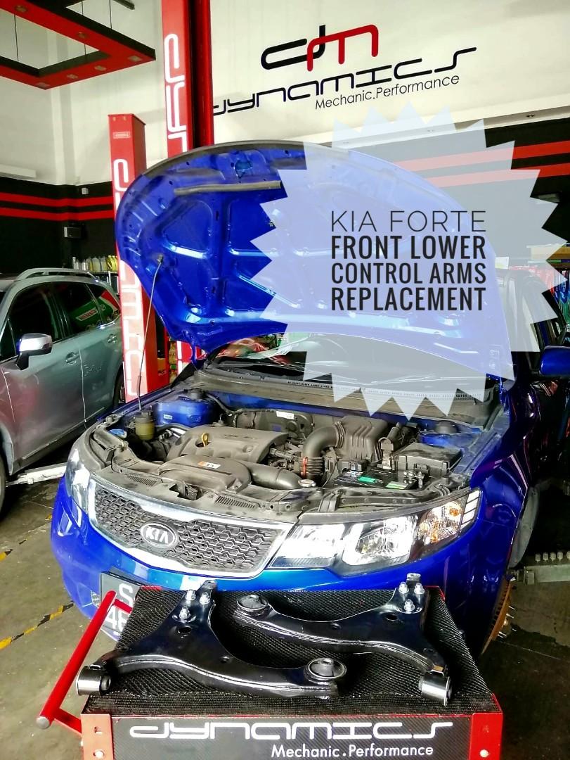 KIA K3/Forte/Koup Front Lower Control Arms Replacement, Car