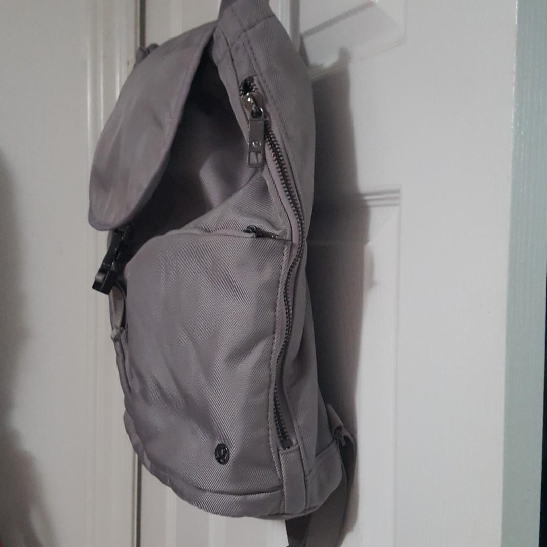 Lululemon Gray Carry Onward Rucksack 12L Dark Chrome Laptop Gym