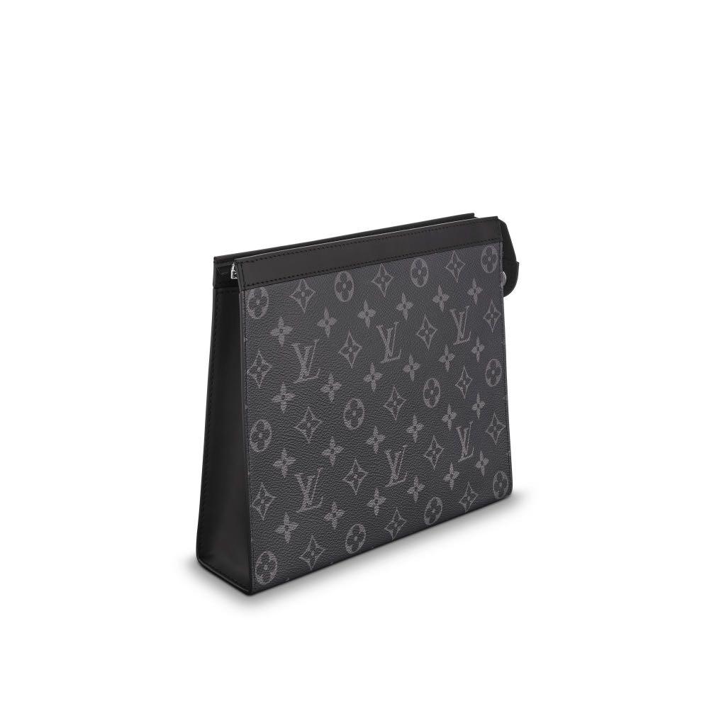 Lv men's clutch bag Louis Vuitton black and blue preorder, Luxury, Bags &  Wallets on Carousell