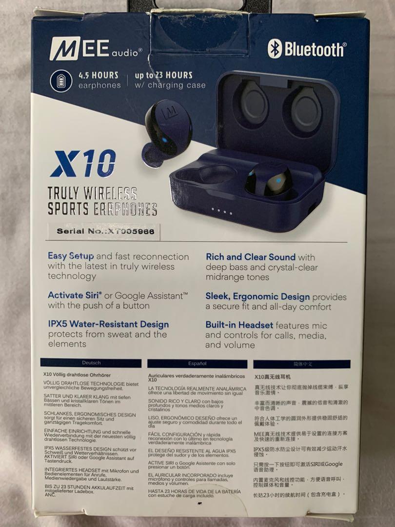 Mee audio x10 true sales wireless bluetooth 5.0 iem