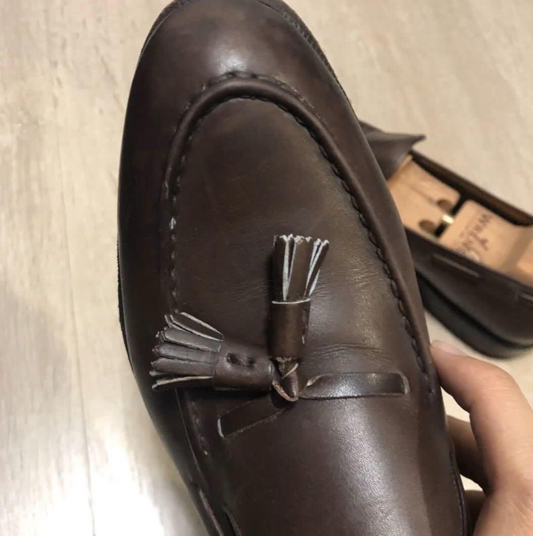 Meermin Dark Brown Calf Tassel Loafers, Men's Fashion, Footwear, Dress