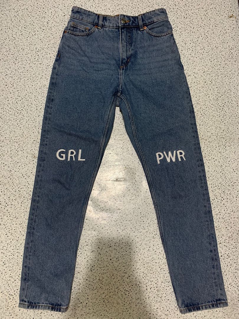 grl pwr jeans