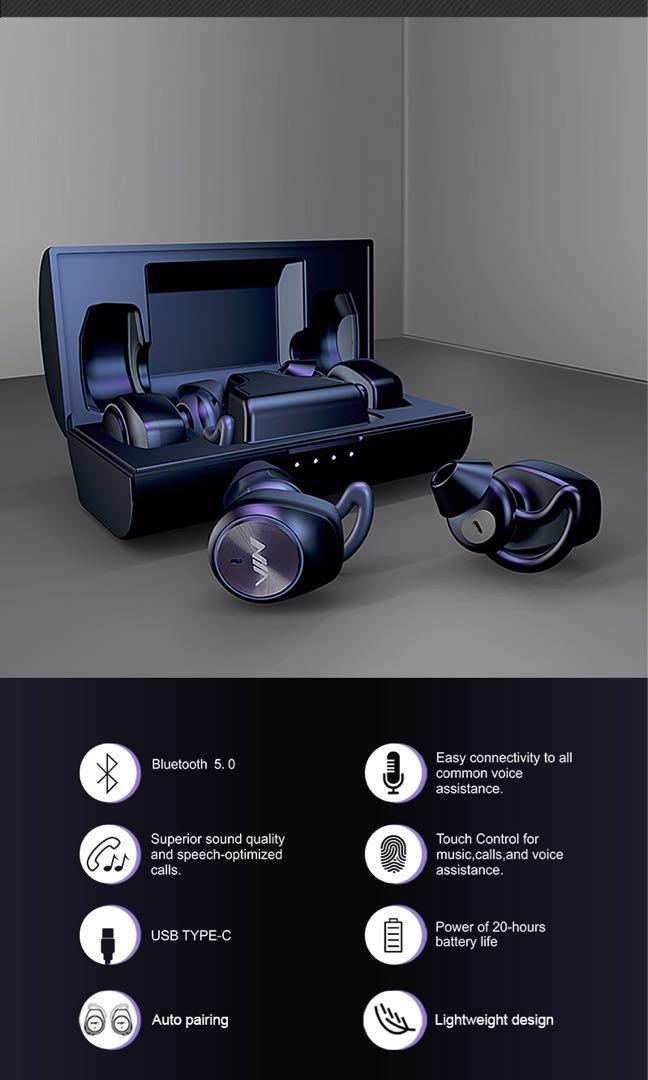 NIA NB710 Bluetooth Wireless Earbuds