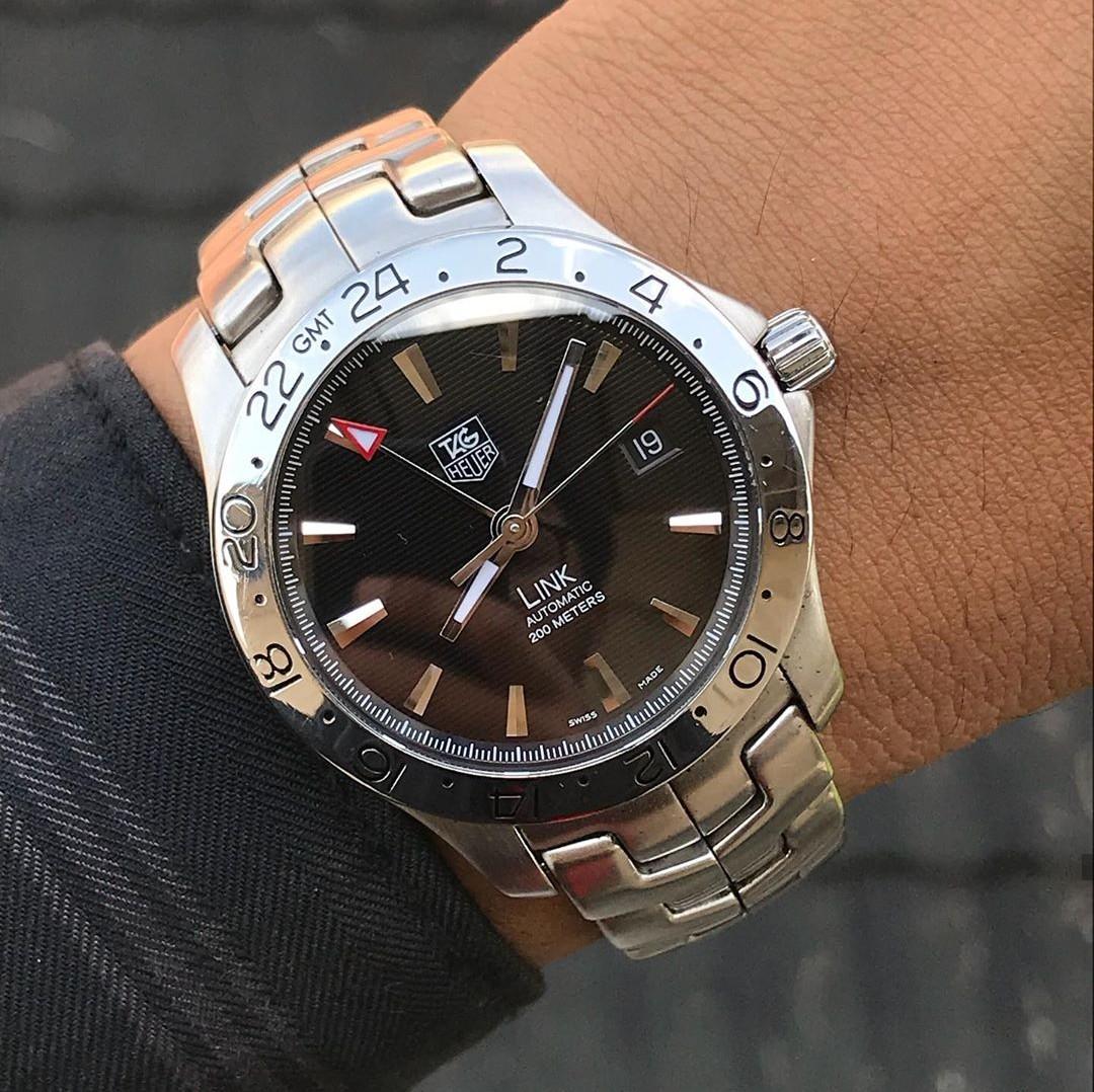 tag heuer link gmt