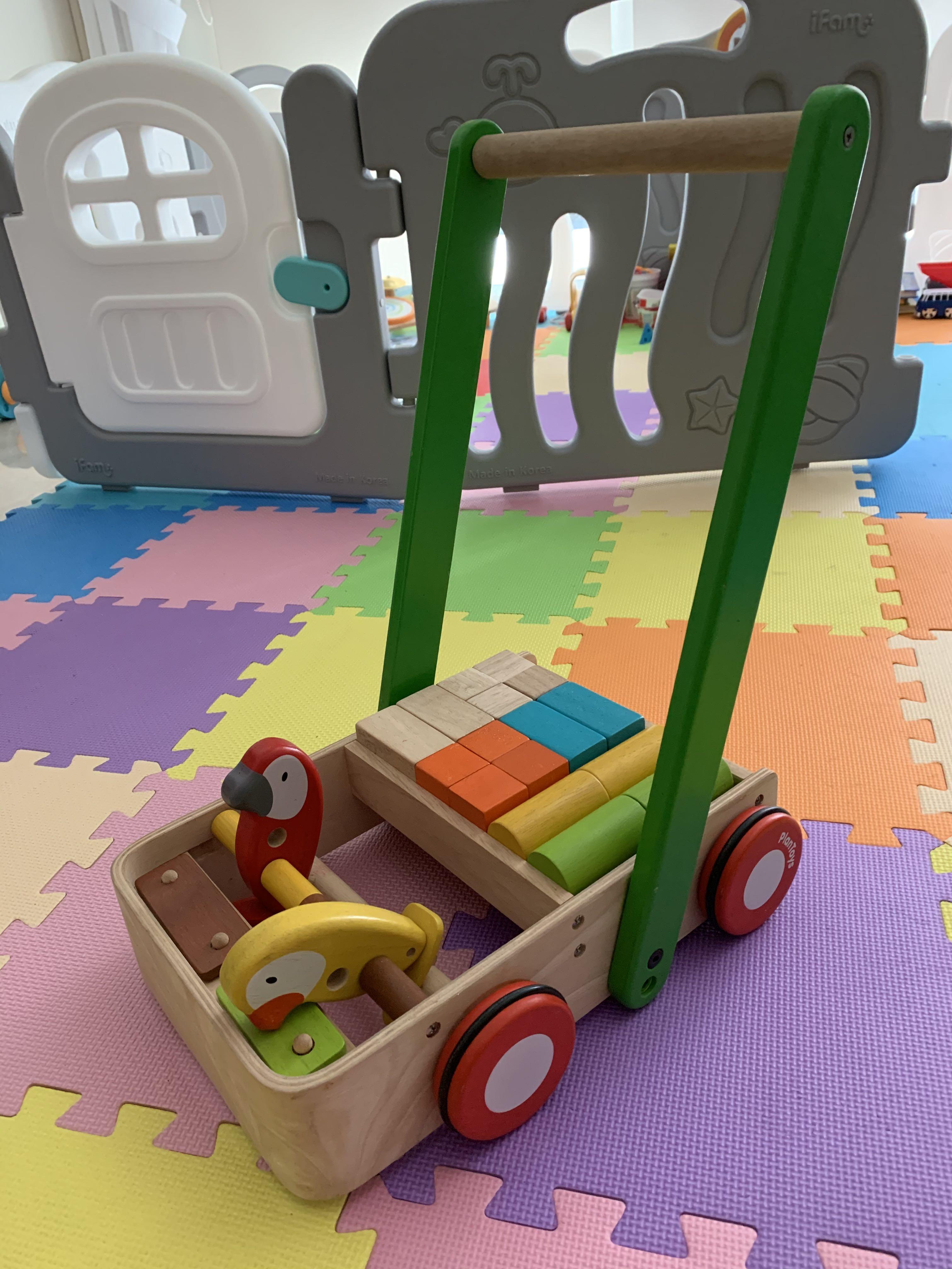 plan toys wooden walker