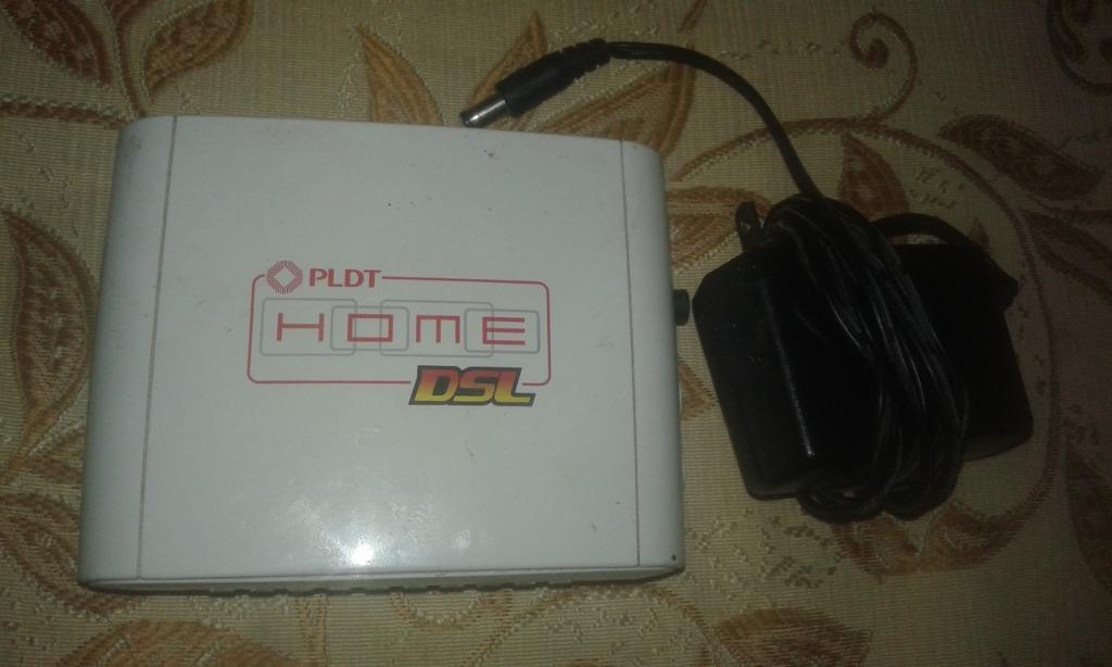 PLDT modem router with DC Power Supply, Computers & Tech, Parts ...