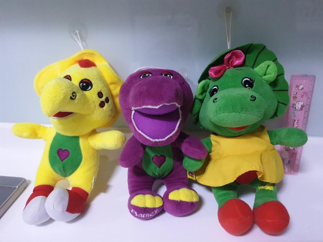 Preloved Barney Bj And Baby Bop Plush Babies Kids Toys Walkers On Carousell