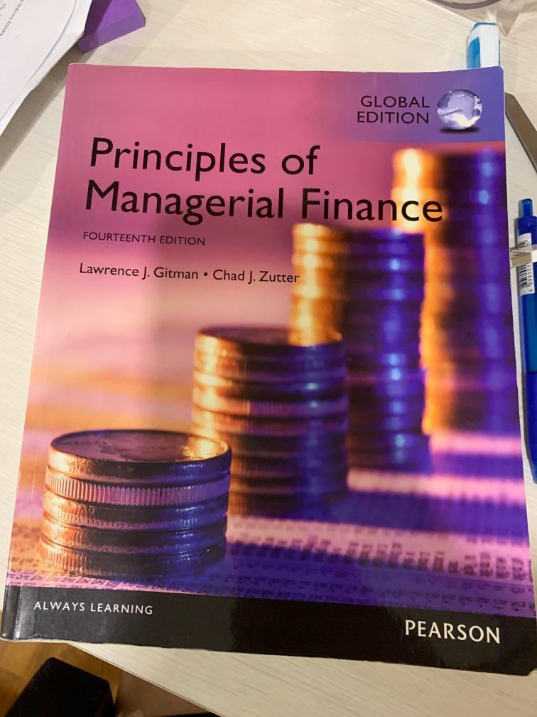 Principles Of Managerial Finance 14th Edition Book Books