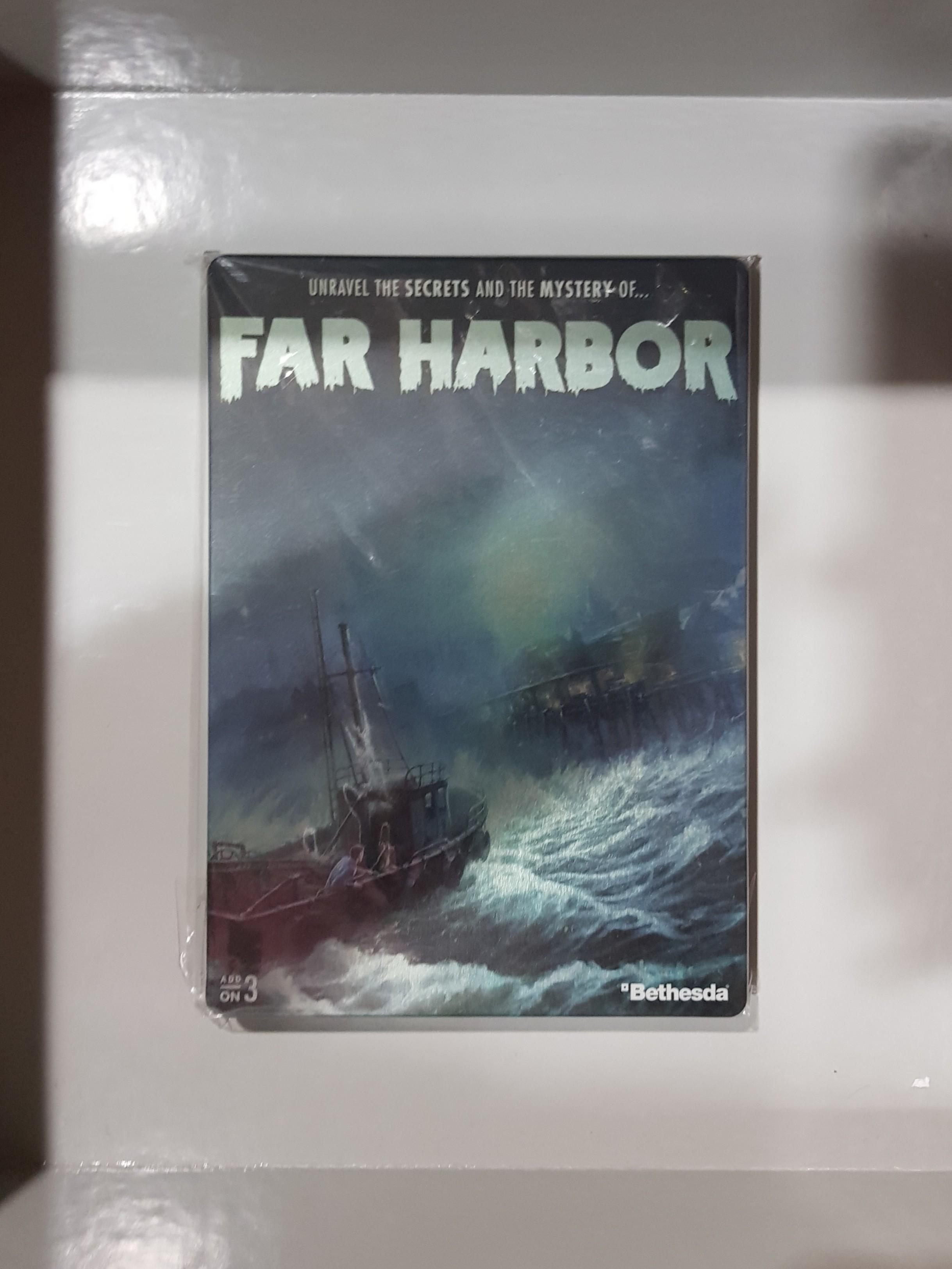 Ps4 fallout 4 far harbour dlc exclusive steelbook ultra rare