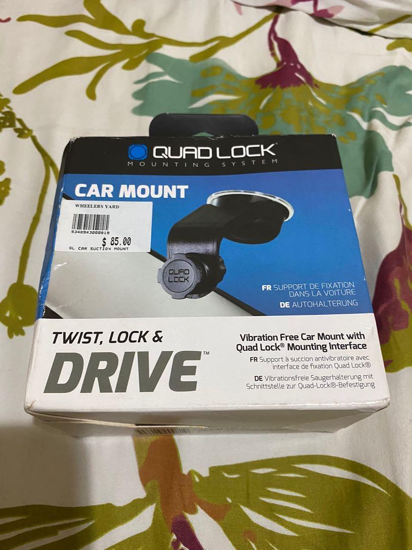 Quad Lock Suction Quadlock Car Mount QUAD LOCK Car Suction