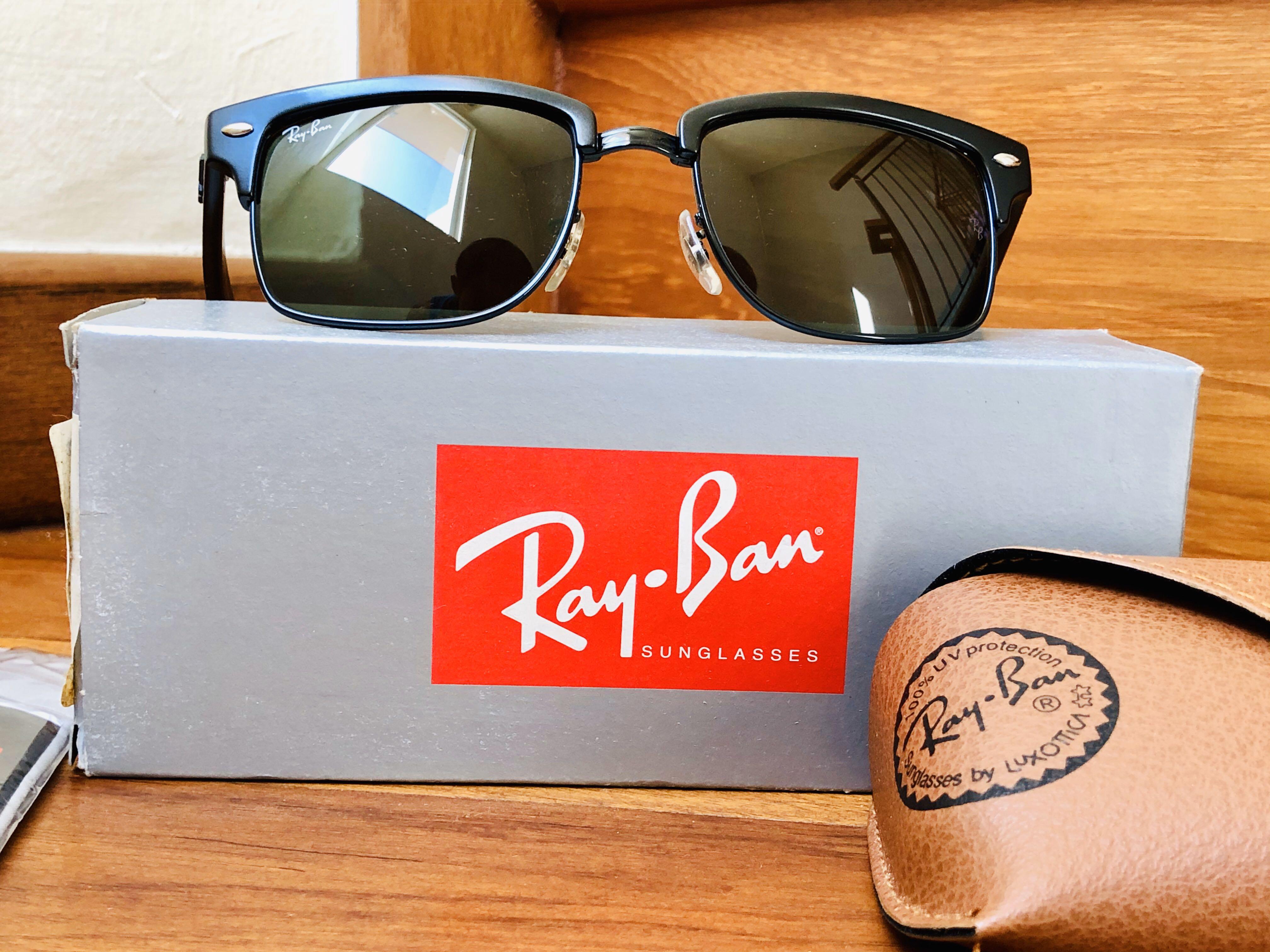 Ray-Ban RB4190 Clubmaster Sunglasses (BRAND NEW), Men's Fashion, Watches &  Accessories, Sunglasses & Eyewear on Carousell