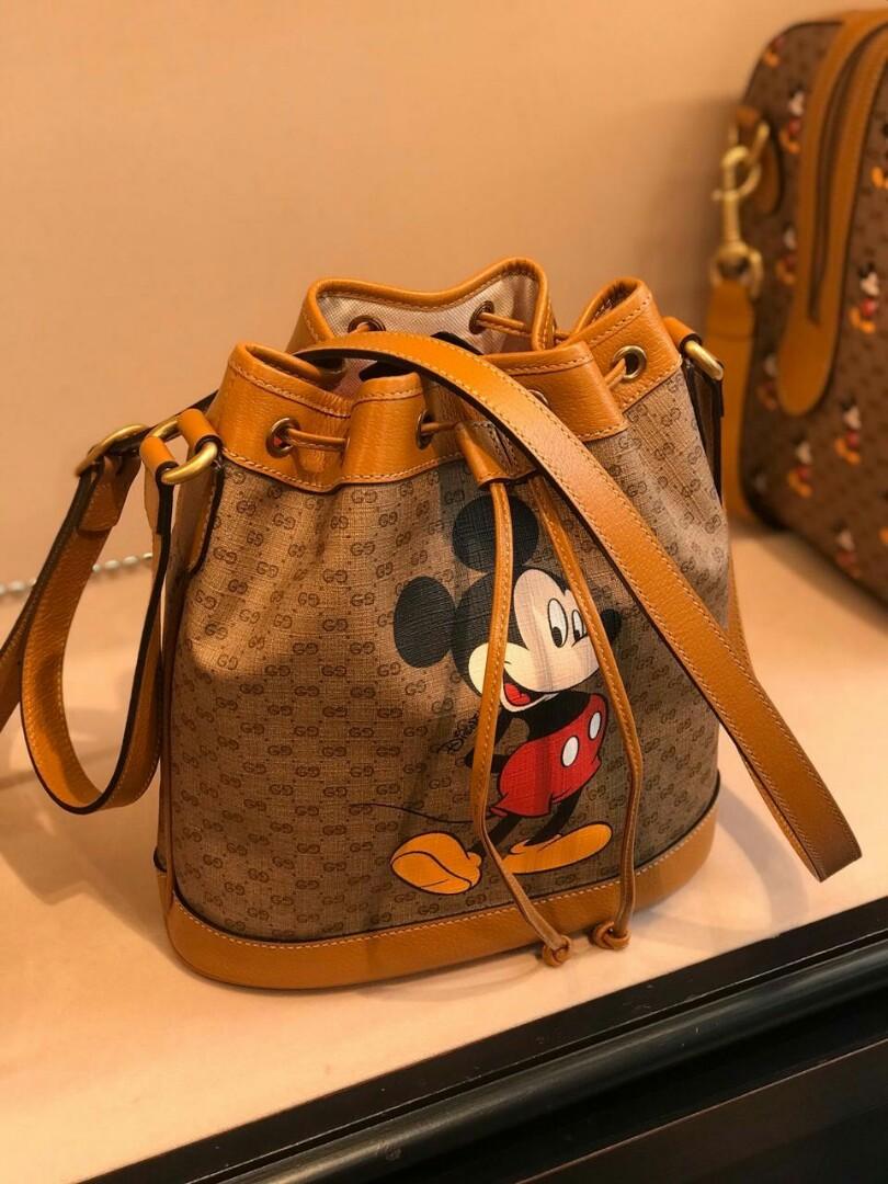 gucci disney bucket bag