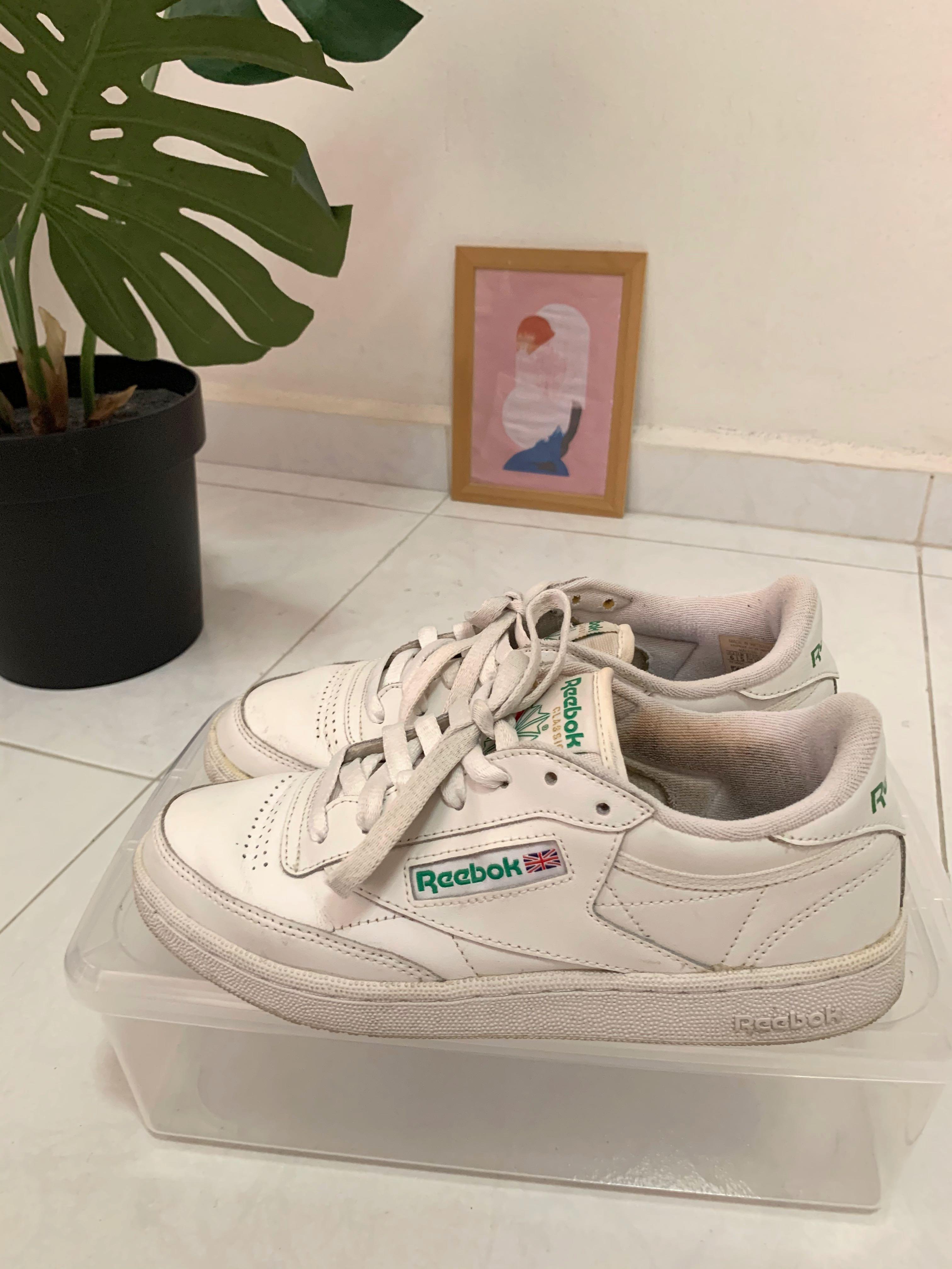 Reebok Club C 85 Trainers in white and 