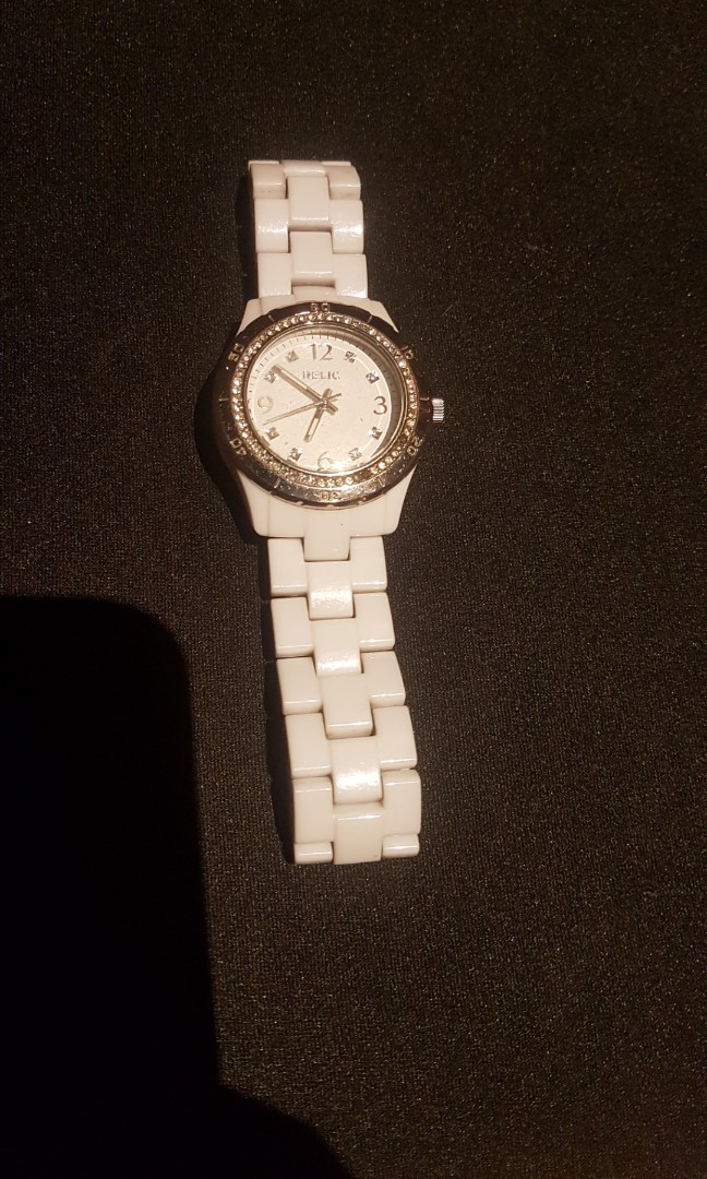 Relic White watch, Women's Fashion 