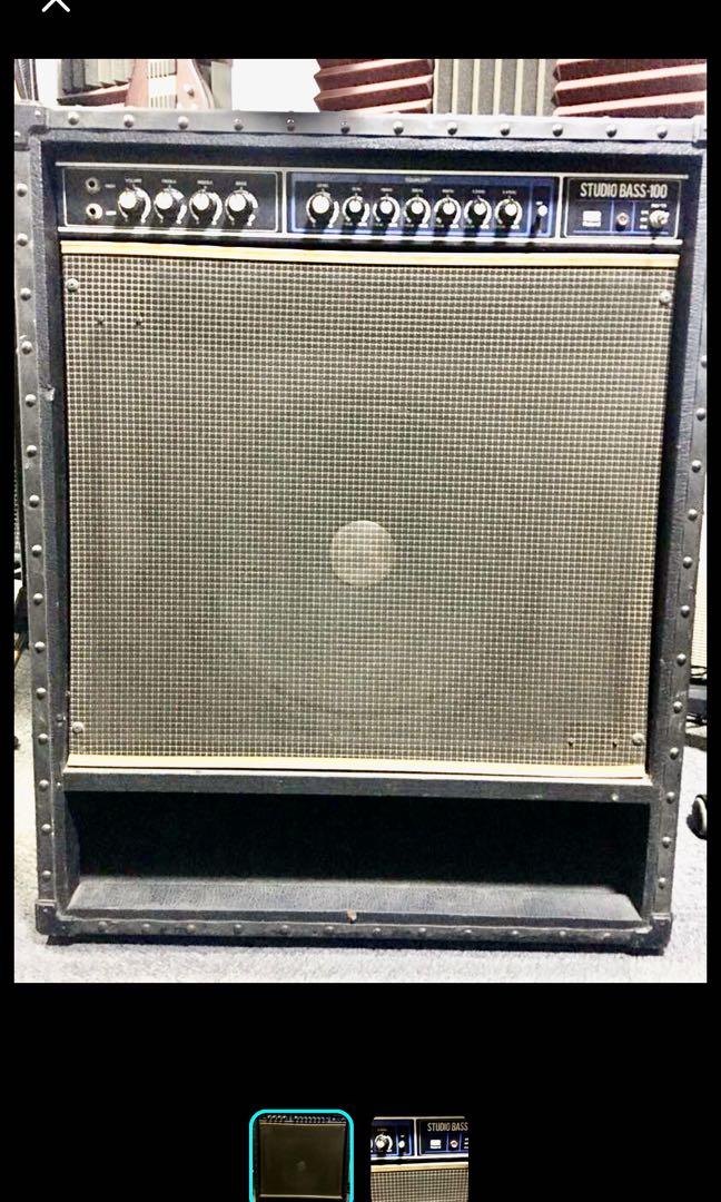 Bass Amp : Roland Studio Bass 100, Hobbies & Toys, Music & Media, Musical  Instruments on Carousell