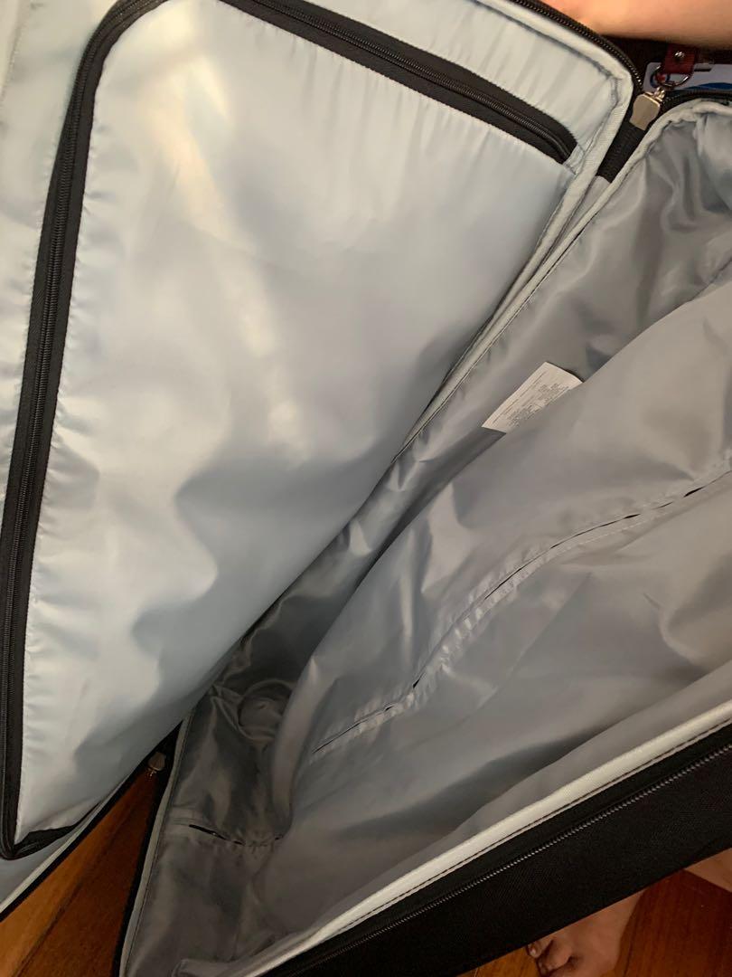 Samsonite Luggage 30” Drop Bottom Wheeled Duffel Bag - Red and Black ...