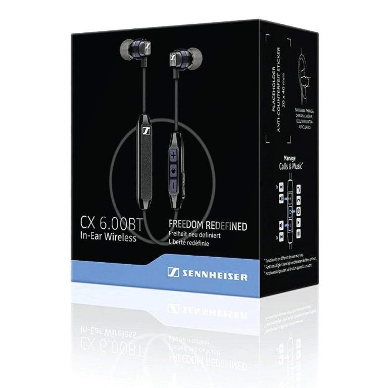 Sennheiser Bluetooth Earphone CX 6.00BT 89