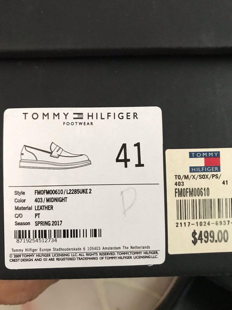 mens tommy hilfiger slip on shoes