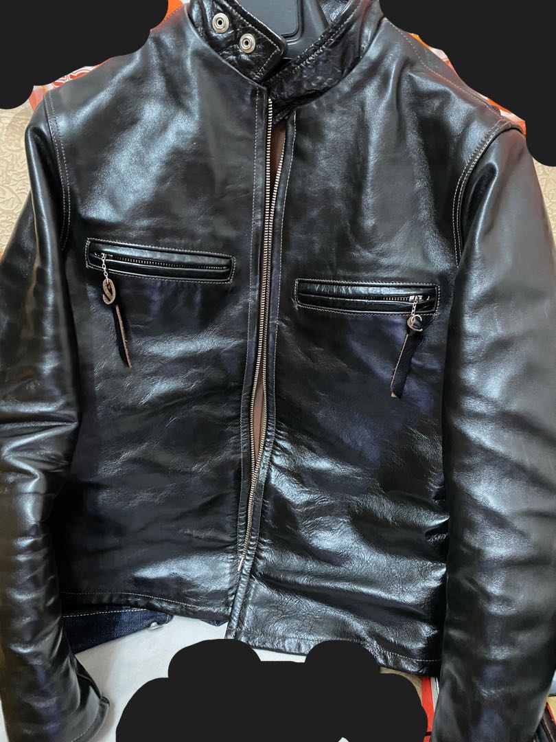 toys mccoy leather jacket beck666, 男裝, 外套及戶外衣服 Carousell