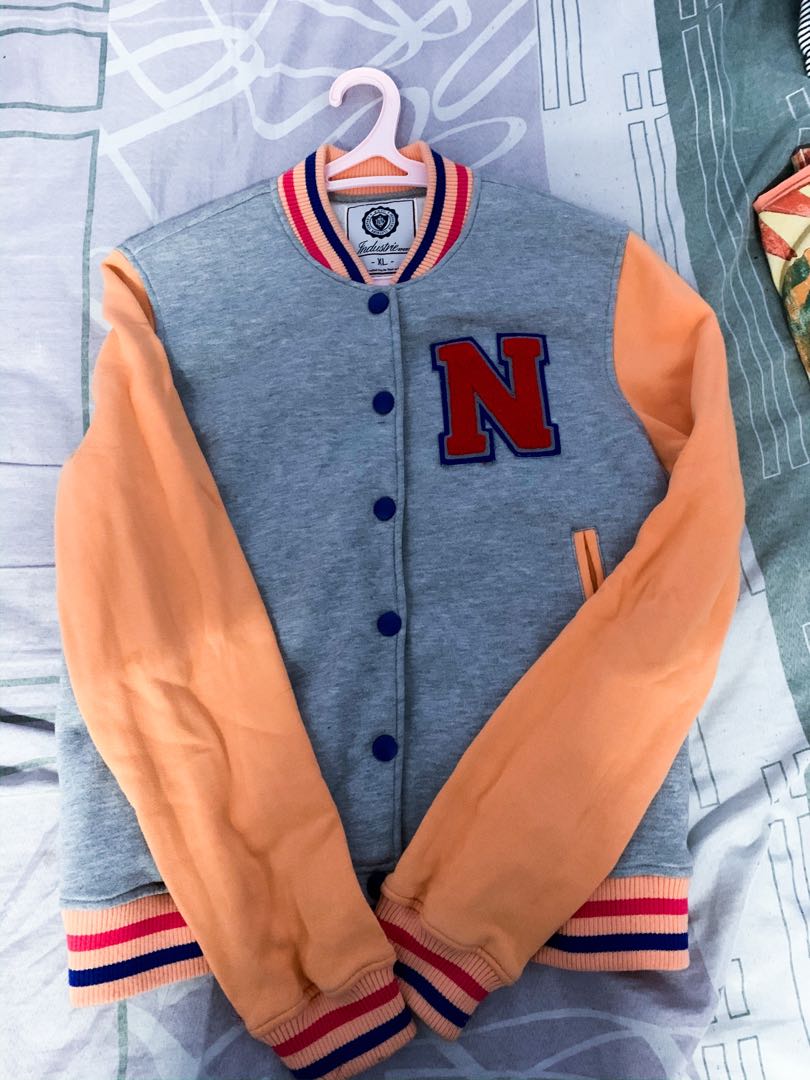 Women Varsity Jacket, Women's Fashion, Coats, Jackets and Outerwear on