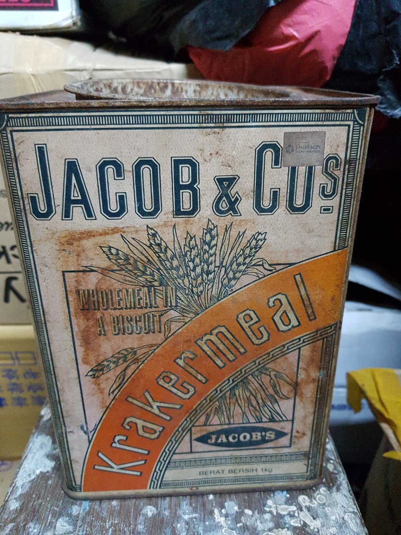 Vintage Jacob & Co. BISCUIT Tin, Hobbies & Toys, Memorabilia