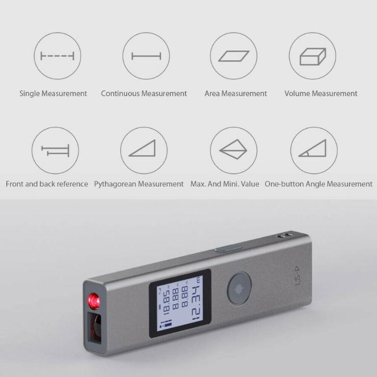 Xiaomi LS-P LS5 40m 20M Laser Distance Meter Range finder Measure Mijia ...