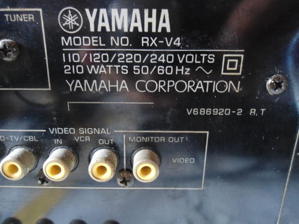 YAMAHA RXV4 NATURAL SOUND 5.1 AV RECEIVER AMPLIFIER, Audio, Soundbars