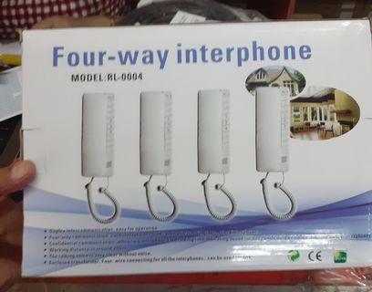Intercom System 4- way