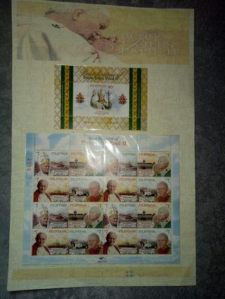 Pope Jhon Paul 11 stamp