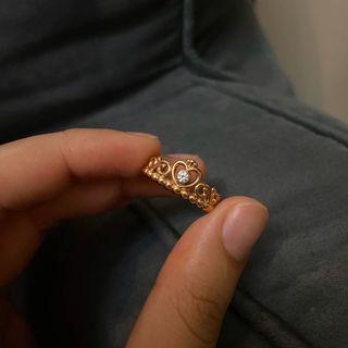Pandora Tiara Princess ring rose gold
