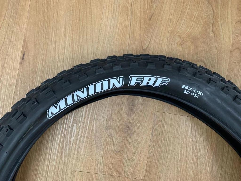 1 Pair Maxxis 26x4.0 Minion FBF FBR Folding MTB Tyre Fat Bike
