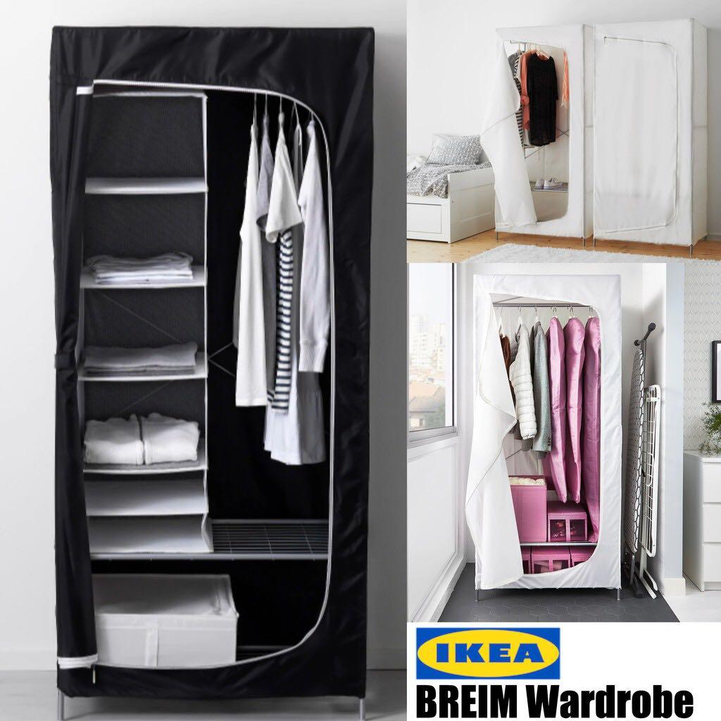 2 Ikea Breim Wardrobe, Furniture & Home Living, Furniture, Shelves