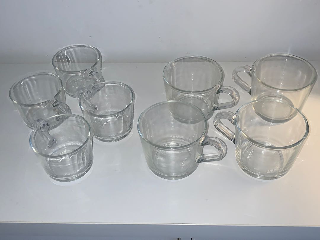 4 XL cups and 4L cups from Ikea, Furniture & Home Living, Kitchenware
