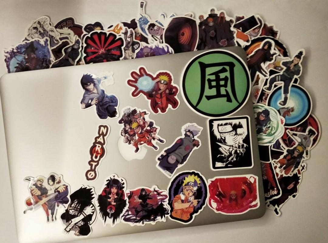 Laptop Stickers Sticker Naruto, Luggage Skateboard Guitar