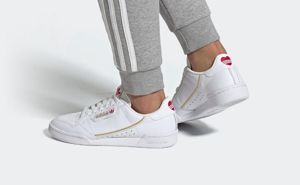 adidas continental 80 valentine's day