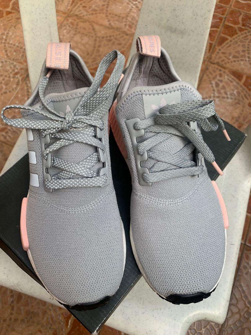 pink grey nmd
