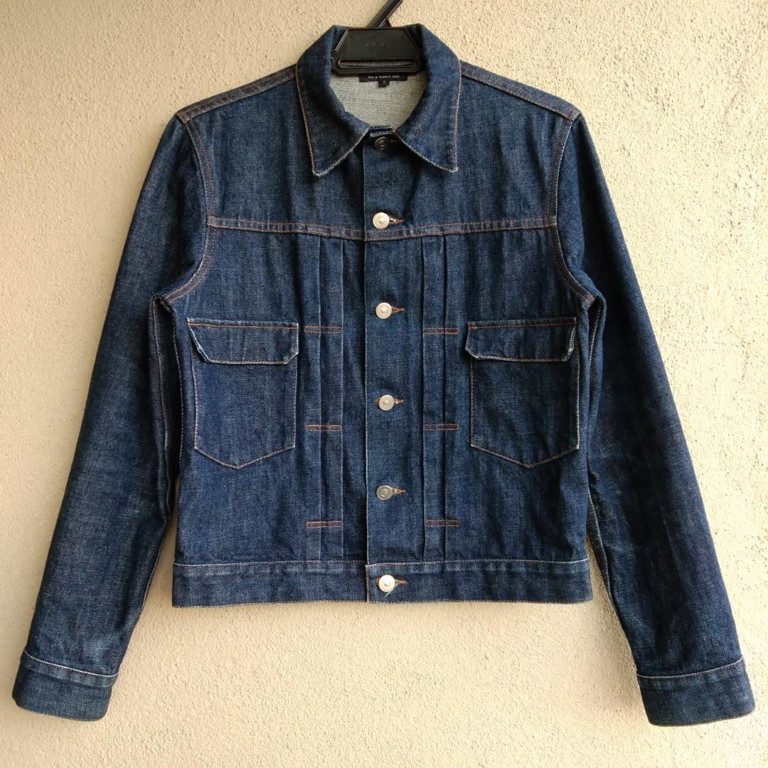 Apc selvedge denim jacket on sale